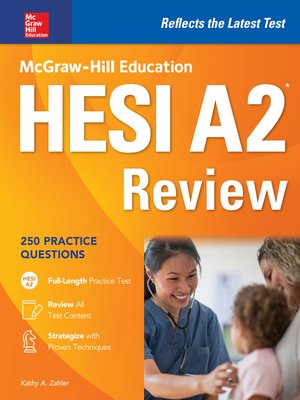 cover image of McGraw-Hill Education HESI A2 Review